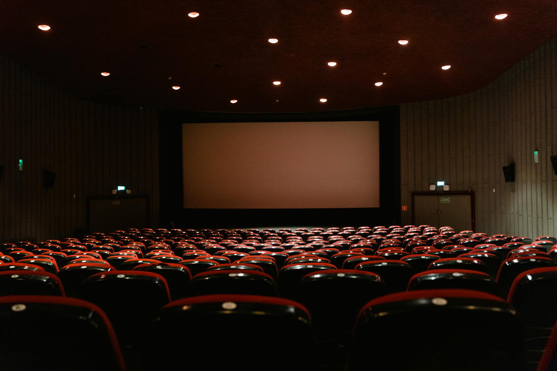 an empty cinema